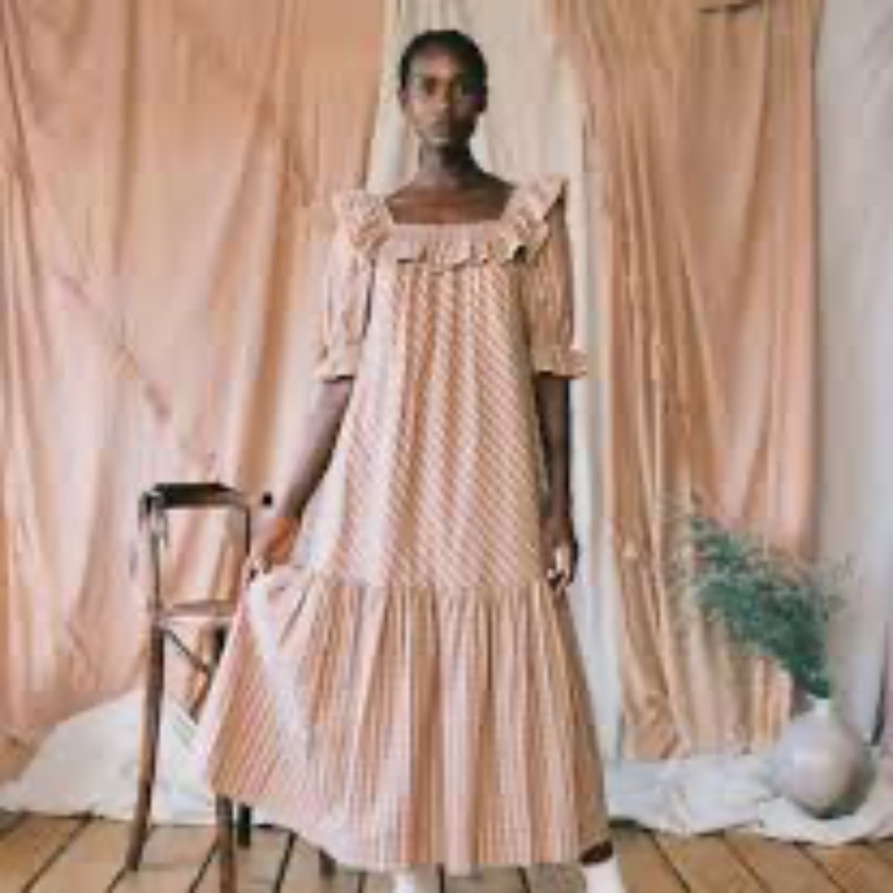 Christy Dawn Maggie Dress in Chestnut Plaid